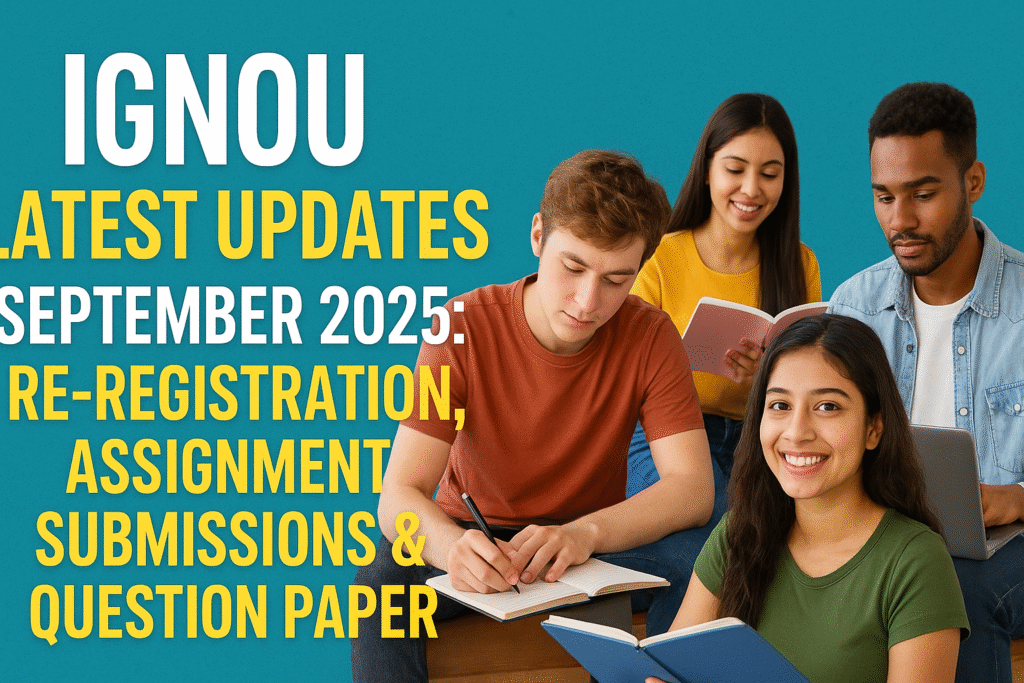 IGNOU Latest Updates September 2025